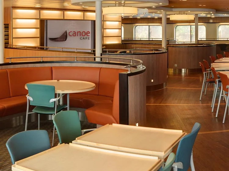 BC Ferries inside canoe cafe
