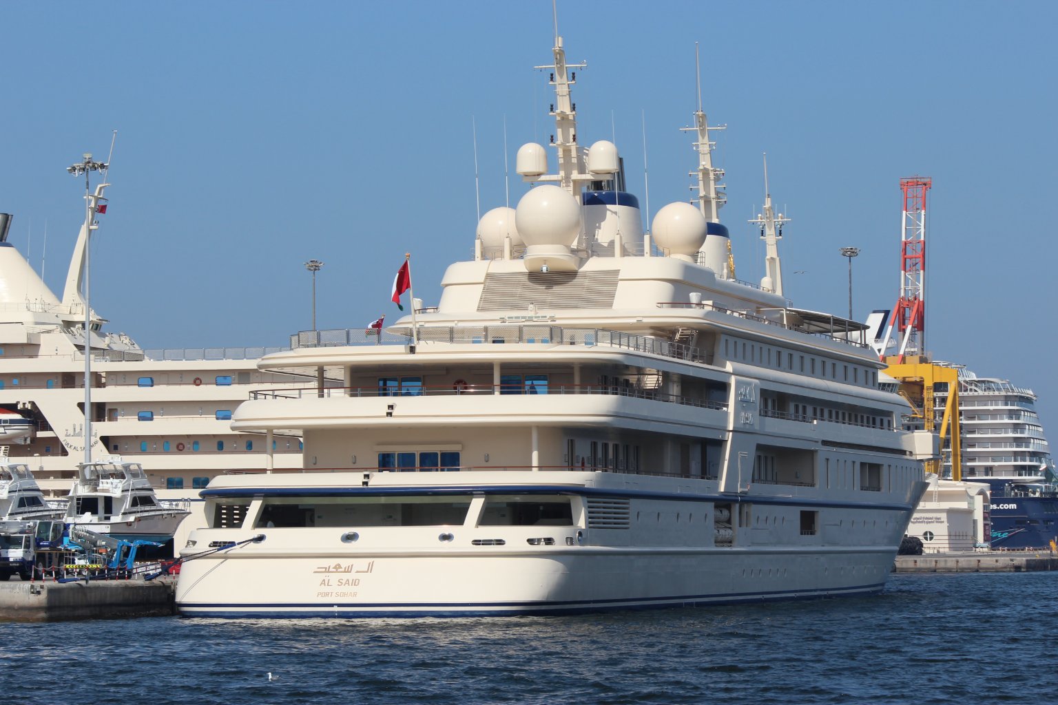 Al Said royal yacht in Oman