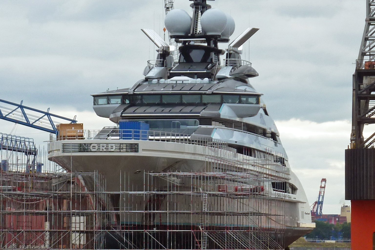Nord superyacht in Hamburg